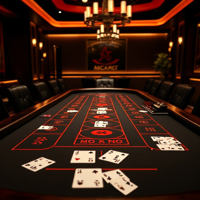 Speed Baccarat table with cards dealt quickly