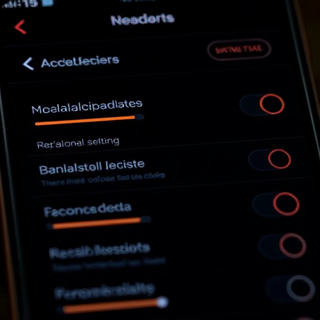 Network speed and video quality settings on a mobile casino app