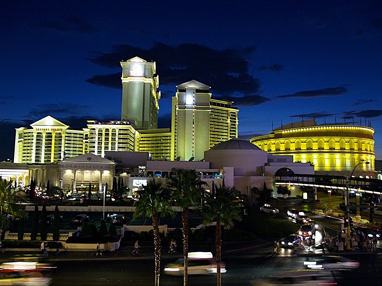 Licensed online casino at night
